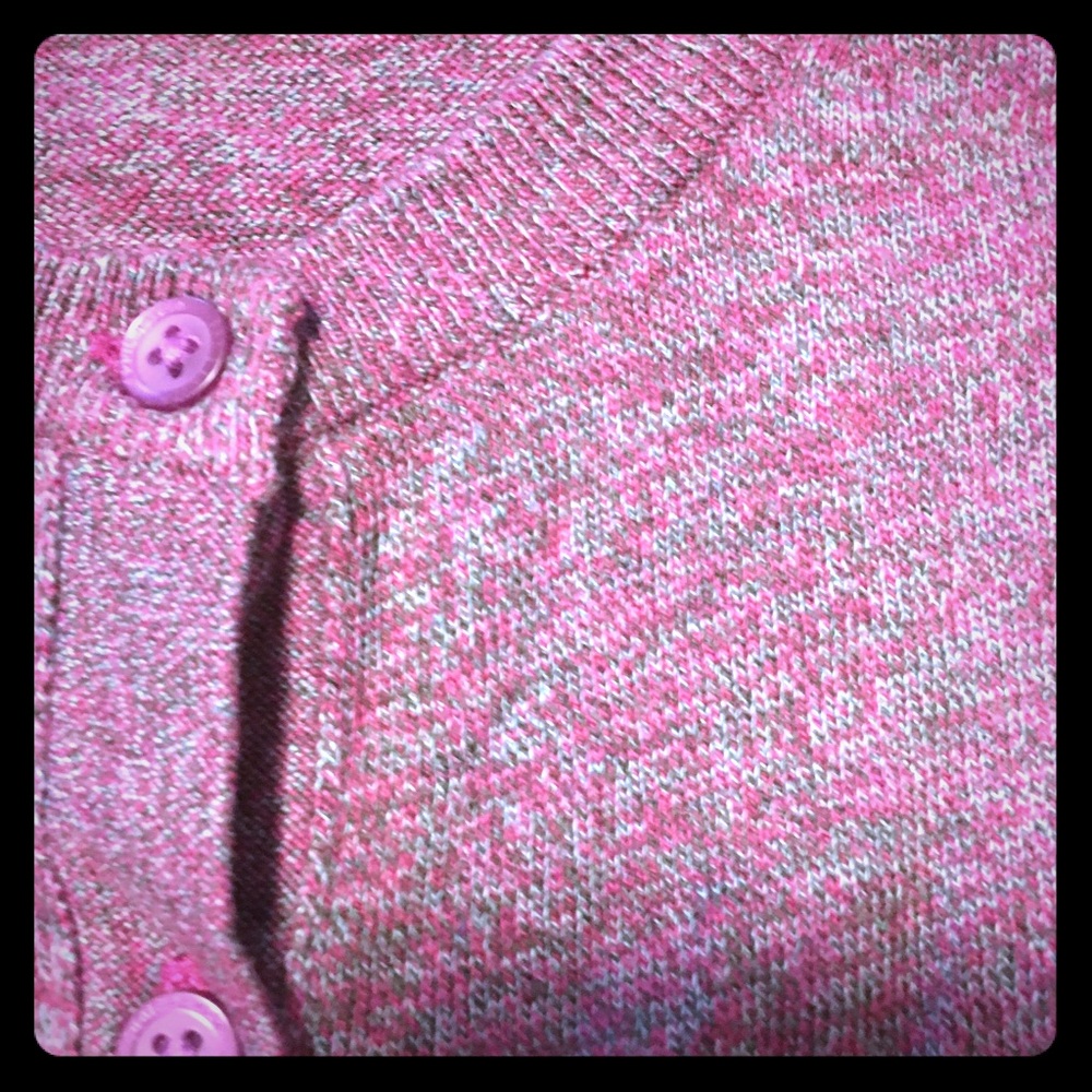 NWOT purple Eddie Bauer cardigan L